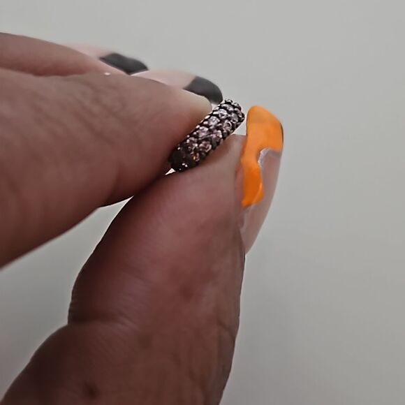 Pandora Authentic Sparkling Pink Spacer Charm With Stones - Picture 9 of 16